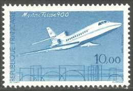 329 France Yv 2372 10 F Avion Mystère Falcon 900 Airplane MNH ** Neuf SC (550) - Aerei