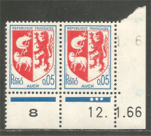 329 France Armoiries Coat Arms Auch Mouton Sheep Lion Coin Daté MNH ** Neuf SC (503) - Timbres