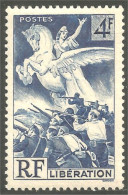 329 France Yv 669 Libération Cheval Horse Pferd Caballo MH * Neuf (493a) - Horses