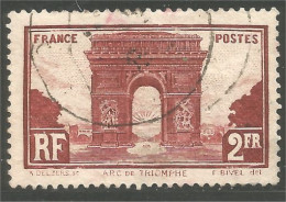 329 France Yv 258 Arc Triomphe 1929 (412) - Oblitérés