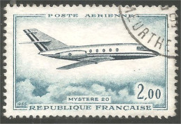 329 France Yv 42 Avion Airplane Flugzeug Aereo Dassault Mystère 20 (411) - 1960-.... Usati