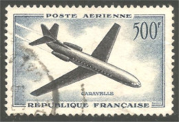 329 France Yv 36 Avion Airplane Caravelle Flugzeug Aereo (407) - 1960-.... Oblitérés