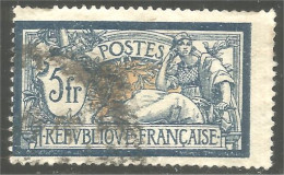 329 France Yv 123 Merson 5 F Bleue Et Chamois Cote 5€ (382b) - 1900-27 Merson