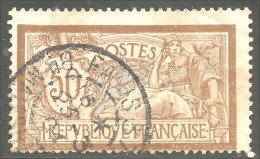 329 France Yv 120 Merson 50c Brun Et Gris (380e) - 1900-27 Merson