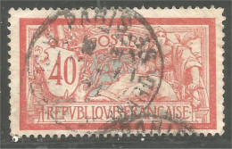 329 France Yv 119 Merson 40c Rouge Et Bleu (379c) - 1900-27 Merson