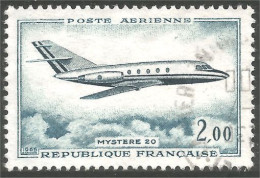 330 France Yv Av 42 Mystère 20 Avion Airplane Flugzeug Aereo(200) - 1960-.... Afgestempeld