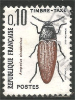 330 France Yv 103 Taxe 10c Insecte Insect Insekt (182b) - 1960-.... Afgestempeld