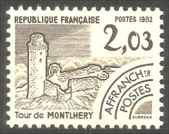 330 France Yv 176 Tour Montlhéry Tower Préoblitéré Precancel MNH ** Neuf SC (120a) - 1964-1988