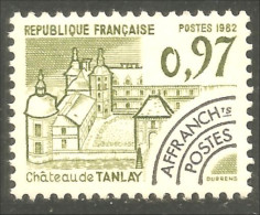 330 France Yv 174 Chateau Tanlay Castle Schloss Kastel Préoblitéré Precancel MNH ** Neuf SC (118c) - Monumenten