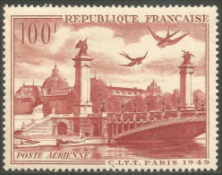 330 France Yv PA 28 C.I.T.T Pont Alexandre III Bridge Brucke Ponte MNH ** Neuf SC (100c) - Ponti