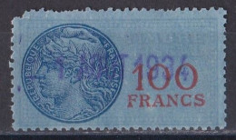 France  Timbre Fiscal  N ° 168 - Stamps