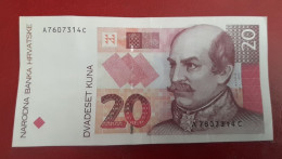 CROATIA HRVATSKA 20 KUNA 1993 P-30a Serial: AC XF++ - Croatia