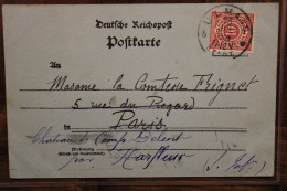 Wurtemberg AK 1900's ULM Pour Comtesse Château Camp Dolent Par Harfleur  Cpa Gruss Aus Gruß - Cartas & Documentos