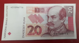 CROATIA HRVATSKA 20 KUNA 1993 P-30a Serial: AD XF++ - Kroatien