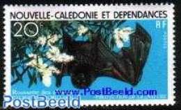 New Caledonia 1978 Flying Dog 1v, Mint NH, Nature - Animals (others & Mixed) - Bats - Neufs