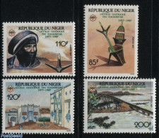 Niger 1987 Tourism 4v, Mint NH, History - Various - Tourism - Art - Bridges And Tunnels - Bruggen