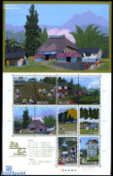 Japan 2011 Hometown Scenes 10v M/s, Mint NH, Various - Agriculture - Unused Stamps