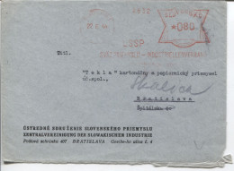 Slowakei Absenderfreistempel Industriellenverband Bratislava 27.6.44 > Skalica - Briefe U. Dokumente