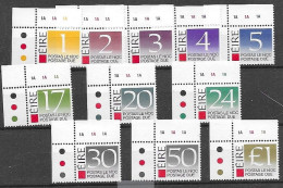 Ireland Dues Set 1988 Mnh ** - Timbres-taxe