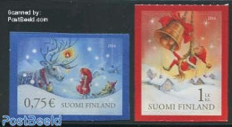 Finland 2014 Christmas 2v S-a, Mint NH, Religion - Various - Christmas - Teddy Bears - Nuevos