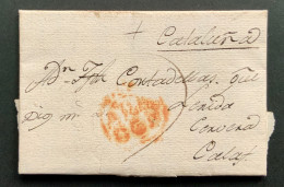 Calatayud A Calaf. Septiembre 1792. - ...-1850 Prephilately