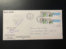 Lettre "Les Oubliés De L'Ile De Saint Paul" 08/01/2016 - 750 -TAAF - Terre Adélie - Astrolabe - Storia Postale