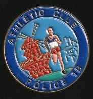 77599-Pin's-Athletic Club.Police.Pompiers.18.moulin Rouge.Paris. - Policia