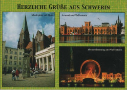 91232 - Schwerin - U.a. Marktplatz Mit Dom - Ca. 1995 - Schwerin