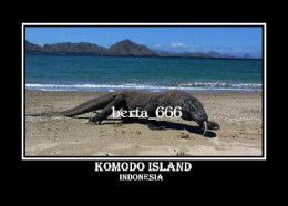 Indonesia Komodo Dragon Komodo Island UNESCO New Postcard - Indonesien