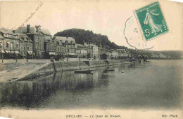 76 - Duclair - Le Quai De Rouen - CPA - Voir Scans Recto-Verso - Duclair