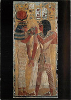 Art - Antiquité - Egypte - Musée Du Louvre - Département Des Antiquités égyptiennes - La Déesse Hathor Accueillant Le Ro - Antiquité