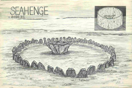 Angleterre - Seahenge - The Bronze Age Timber Circle From The Beach At Holme-next-the-Sea - Art Dessin - Norfolk - Engla - Otros & Sin Clasificación