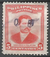 PHILIPPINES / DE SERVICE N° 87 OBLITERE - Filipinas