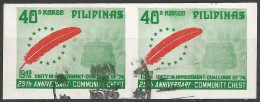 PHILIPPINES N° 961a X 2 OBLITERE - Philippines