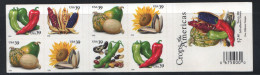 2006  Crops Of The Americas' Chili Peppers, Beans, Sunflower, Squashes, Corn Booklet Of 20 Sc 4012b - Neufs