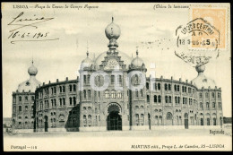 1905 POSTCARD PRAÇA TOUROS CORRIDA TOROS LISBOA PORTUGAL POSTAL CARTE POSTALE STAMPED TIMBRE - Lisboa