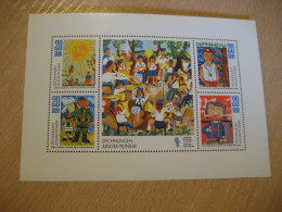 DDR Germany 1972 Yvert 1669/72 ** Unhinged Bloc Pionier Orchester SCOUTING Boy Scouts Scout Baden Powell Baden-Powell - Ongebruikt