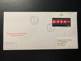 Lettre "Logo De Kerguelen" 18/04/2016 - 788 -TAAF - Storia Postale