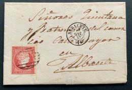 España Albacete 1857 - Briefe U. Dokumente