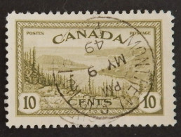 CANADA YT 220 OBLITÉRÉ  "LAC DU GRAND OURS" ANNÉE 1946 - Oblitérés