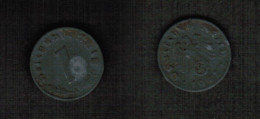 GERMANY   1 REICHSPFENNIG 1942 A (KM # 97) #7796 - 1 Reichspfennig