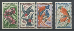 TCHAD 1961 PA N° 2/4 Et 6 ** Neufs MNH Superbes C 35 € Faune Oiseaux Birds Ignicolores Souimangas Guêpiers Animaux - Chad (1960-...)