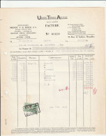 104-United Tobacco Agencies..Cigares, Cigarillos, Cigarettes. .Bruxelles-Brussel...Belgique-Belgie..1956 - Other & Unclassified