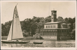 Ansichtskarte Sacrow-Potsdam Heilandskirche - Segelboot 1944 - Potsdam