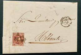 España Valencia A Albacete 1862 - Briefe U. Dokumente