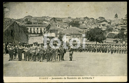 1922 OLD POSTCARD MILITARES BANDA MUSICA VIZEU VISEU BEIRA ALTA PORTUGAL CARTE POSTAL STAMPED TIMBRE - Viseu