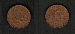 BARBADOS   1 CENT 1978 (KM # 10) #7802 - Barbades