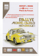 RALLYE MONTE CARLO Historique 2012 Départ Reims Lancia Fulvia Zagato - Rallyes