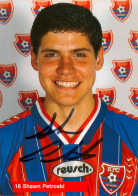 Fußball-Autogrammkarte AK Shawn Petroski KFC Uerdingen 05 96-97 FC Bayer Krefeld TSV 1860 München Autogramm USA Football - Handtekening