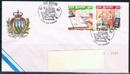 SAN MARINO 1991 -"Invito Alla Filatelia", Annullo Speciale 12.2.91 - Briefmarkenausstellungen